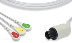 8000-0025 Cable 3 Lead AAMI