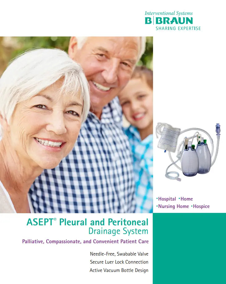 Bbraun  ASEPT Pleural and Peritoneal Drainage System Catalog