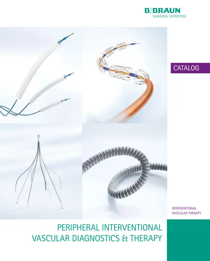 B Braun Peripheral Interventional Vascular Diagnostic and Therapy Catalog